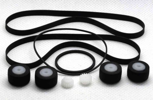Complete basic repair set for Sony TC-WR520S Cassette Deck - 10 pieces