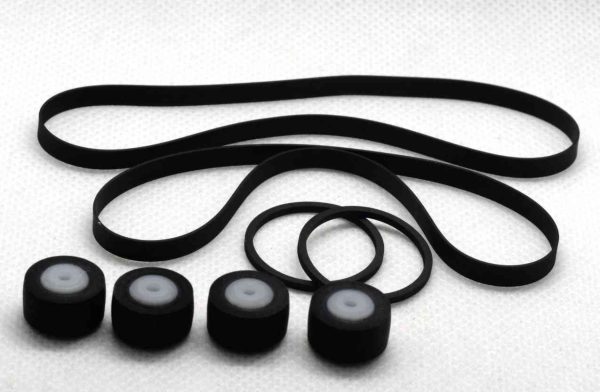 Complete basic repair set for Sony TC-WA9ES Cassette Deck - 8 pieces