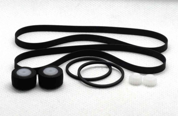 Complete basic repair set for Sony HST-D107R Cassette Deck - 8 pieces
