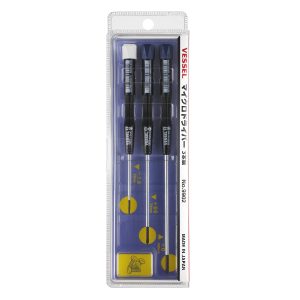 VESSEL 3-Piece Micro Screwdriver Set: 9902